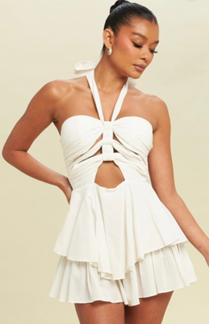 Lina Halter Romper Uvva Boutique Lina Halter Romper Uvva Boutique