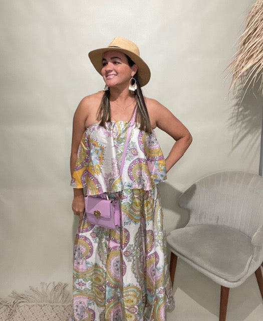 marina off the shoulder dress Marina Drift Off Shoulder Dress