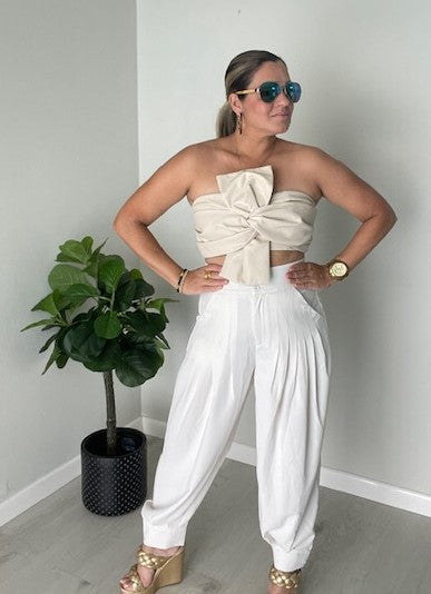 Indira Pants- Cream Color