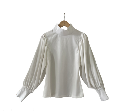 Bianca Mock Neck Blouse