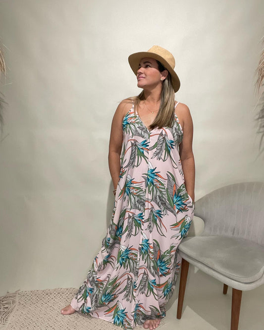 Daenerys Maxi Dress Light Pink